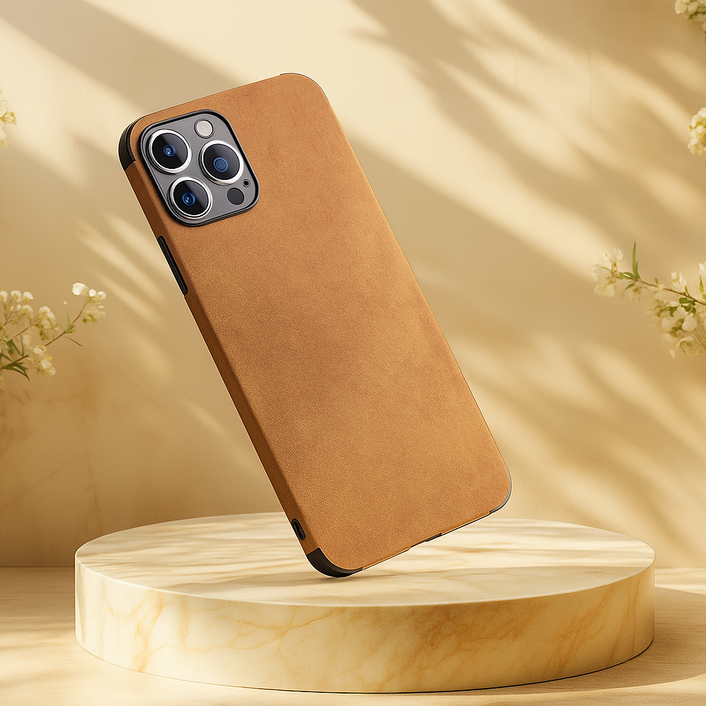 Coque iphone daim - Velvet