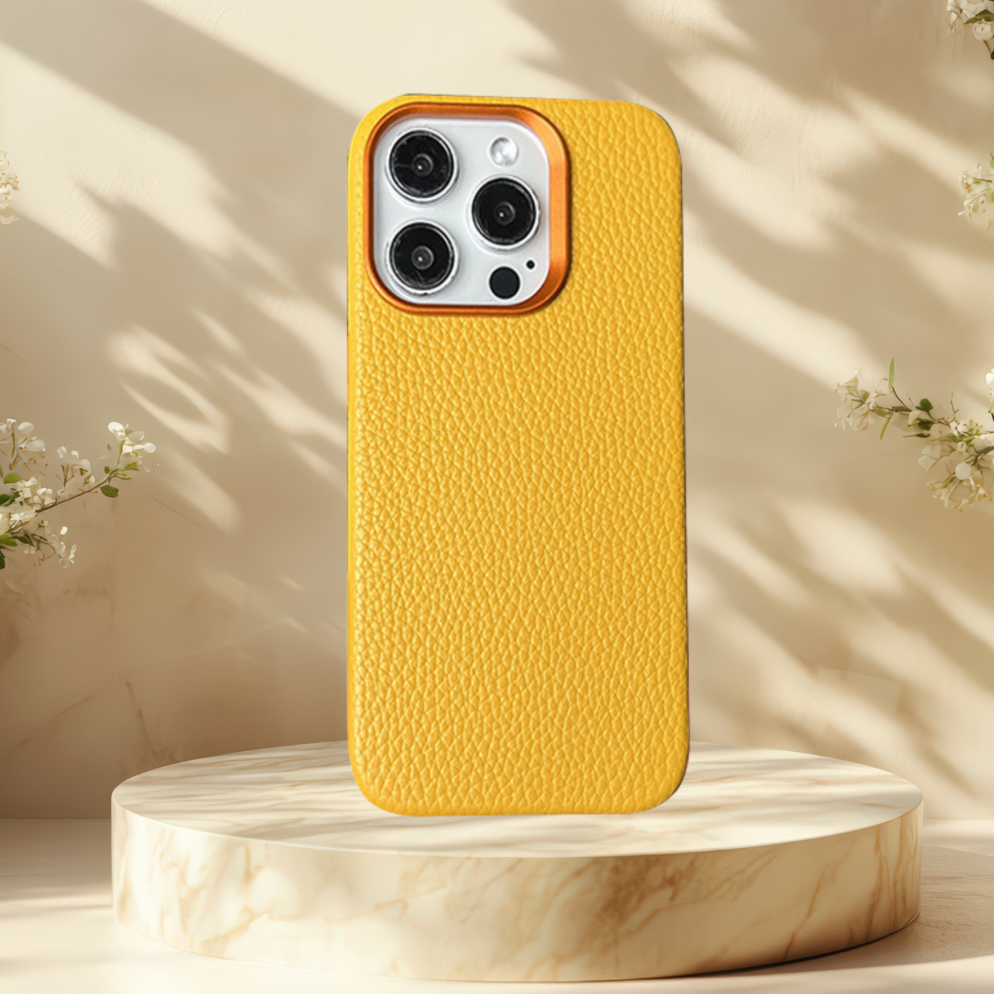 Coque iphone effet cuir - Magnetic