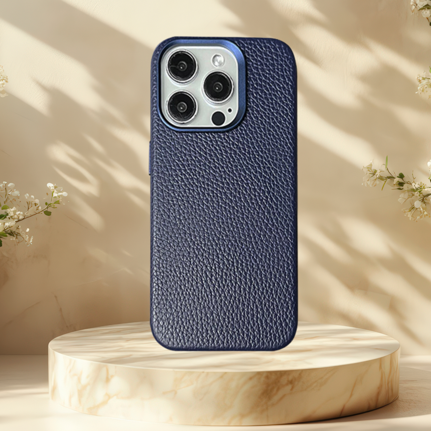 Coque iphone effet cuir - Magnetic