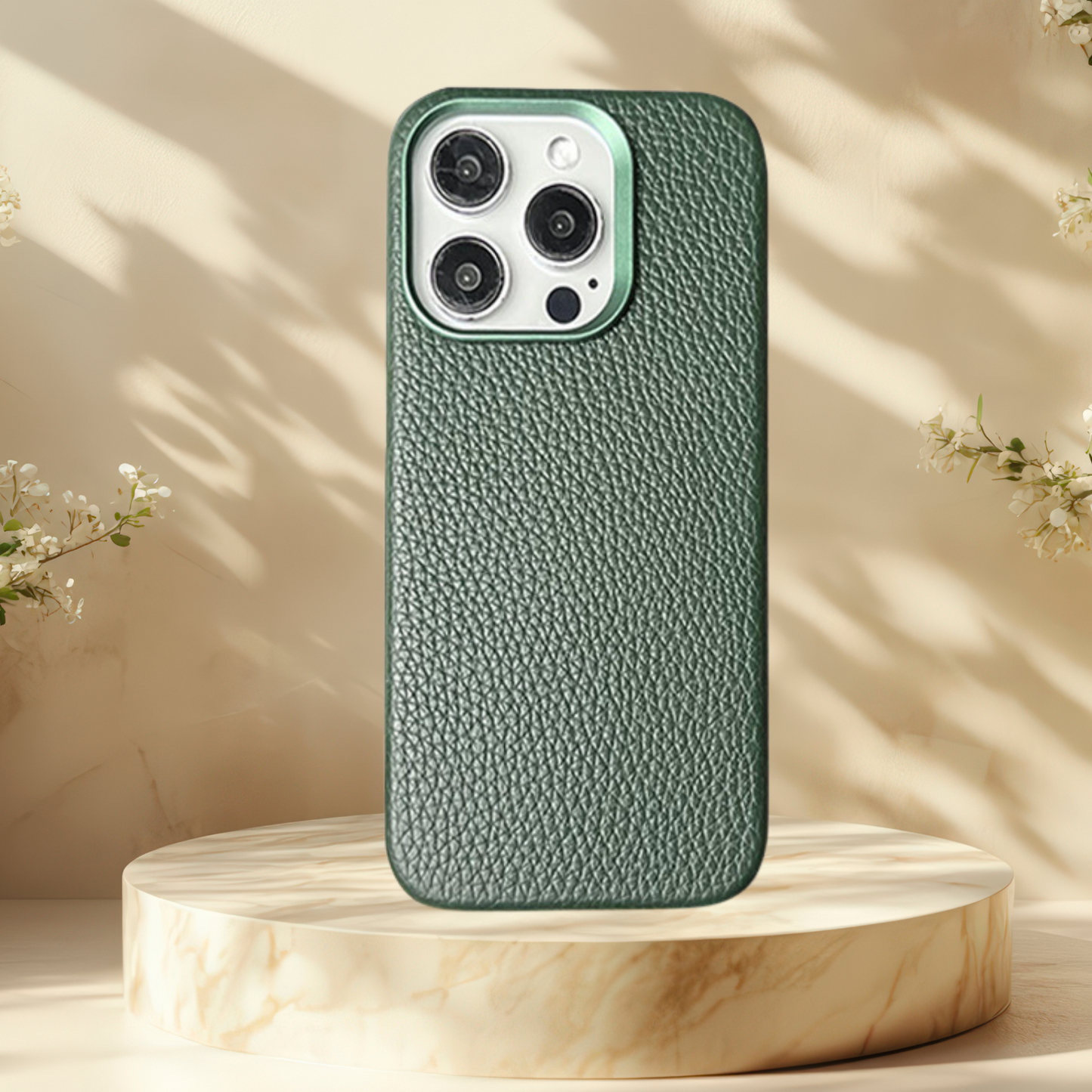 Coque iphone effet cuir - Magnetic