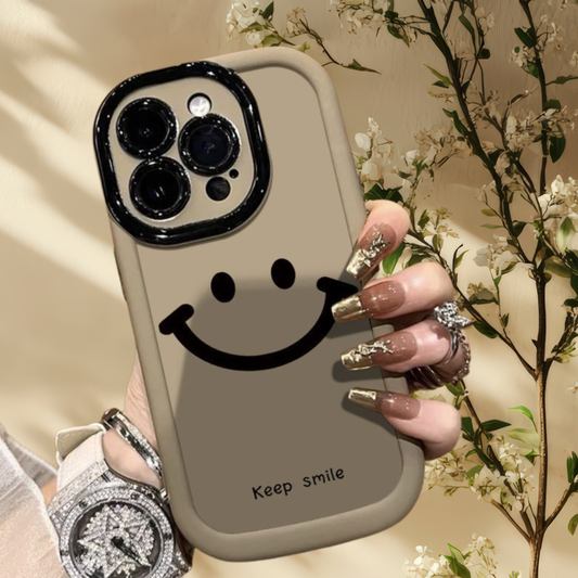 Coque iphone silicone - smile