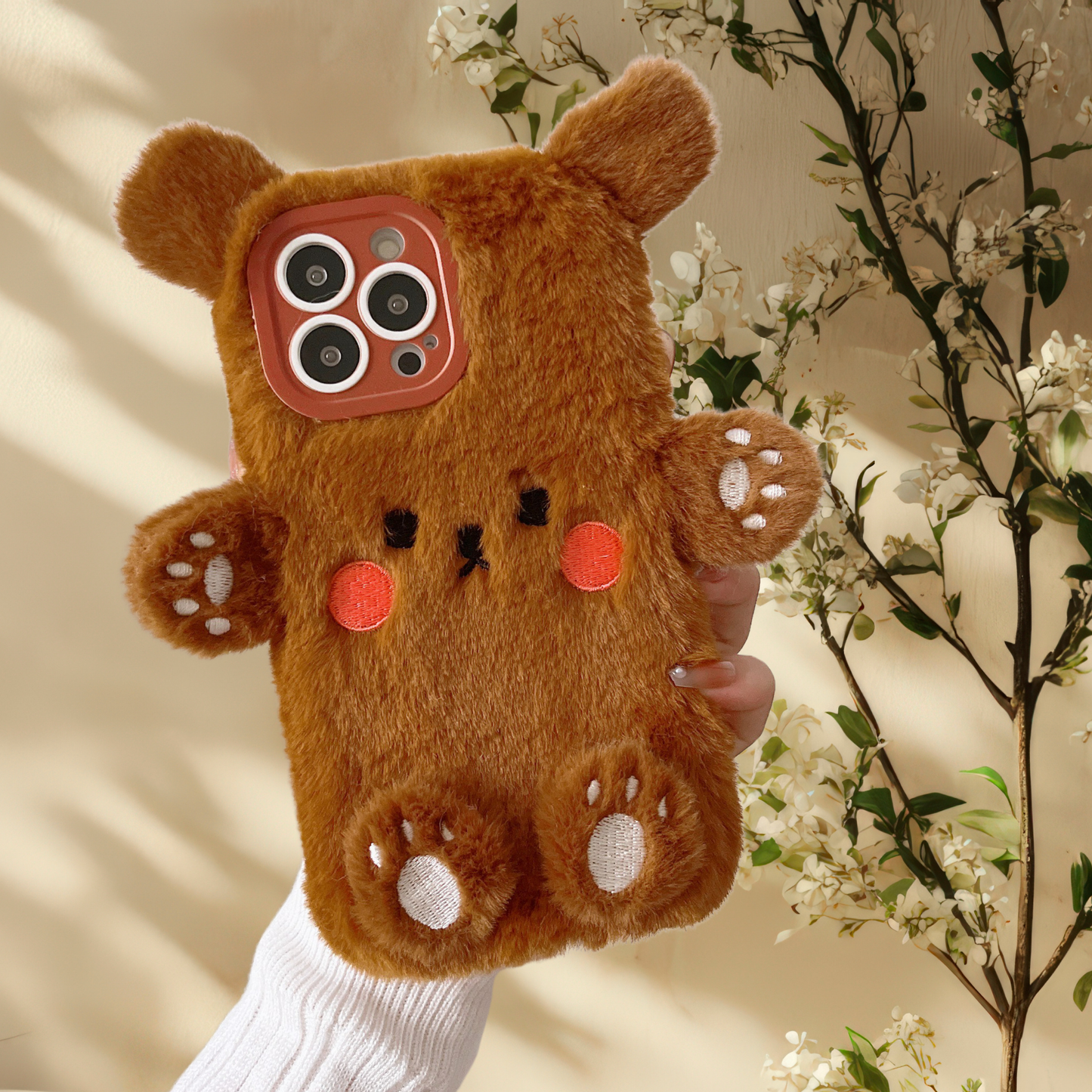 Coque iphone peluche - Pilow