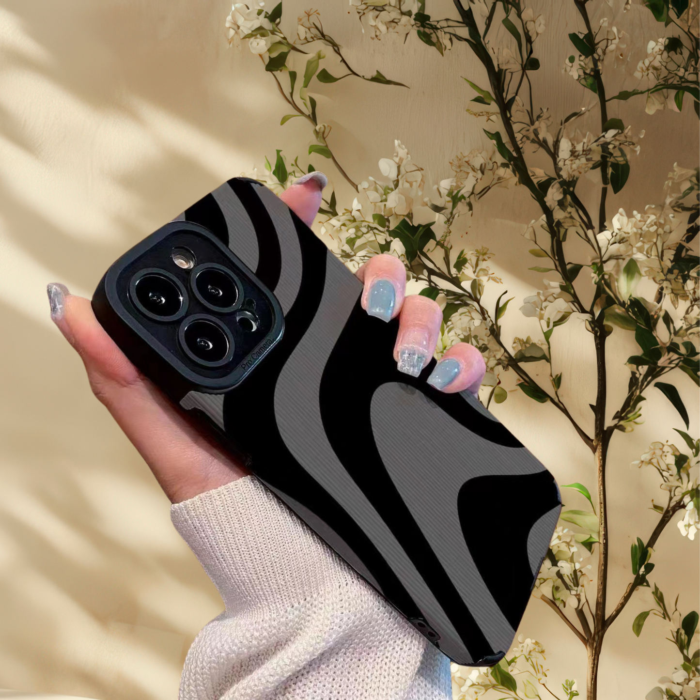 Coque iphone silicone - Zèbra