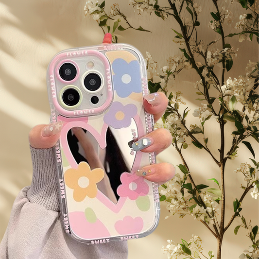 Coque iphone miroir - Florale