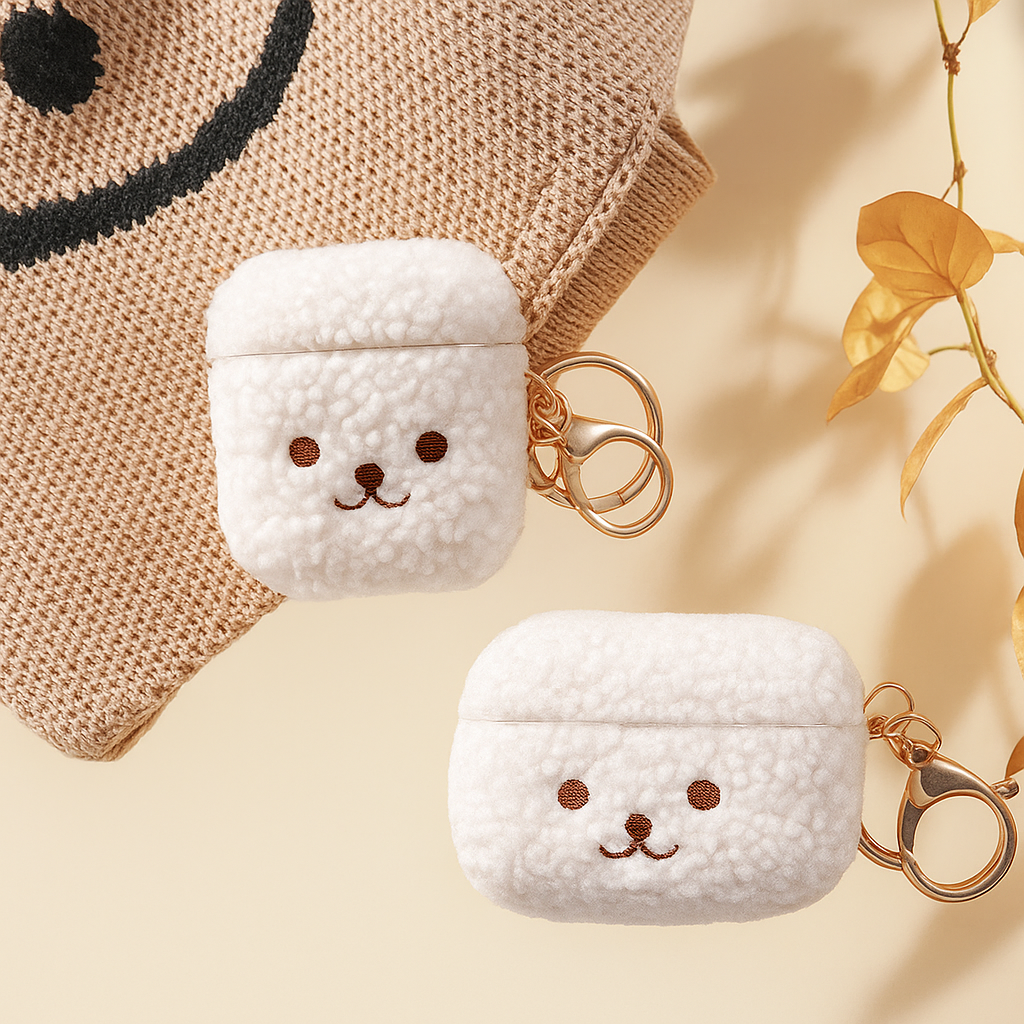 Coque AirPods Tissu - Bear