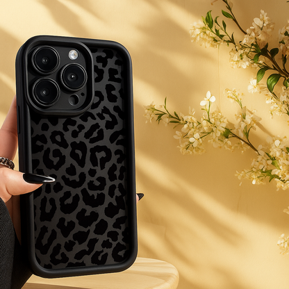 Coque iphone silicone - Léopard