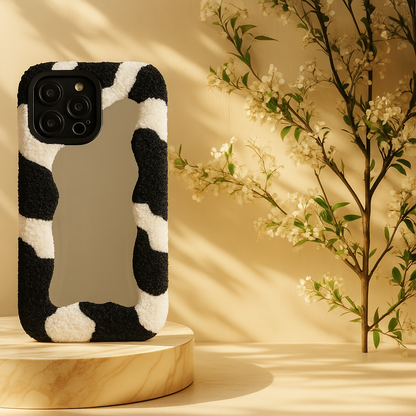 Coque iphone tissu - cloudy
