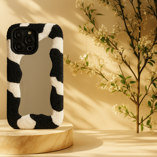 Coque iphone tissu - cloudy