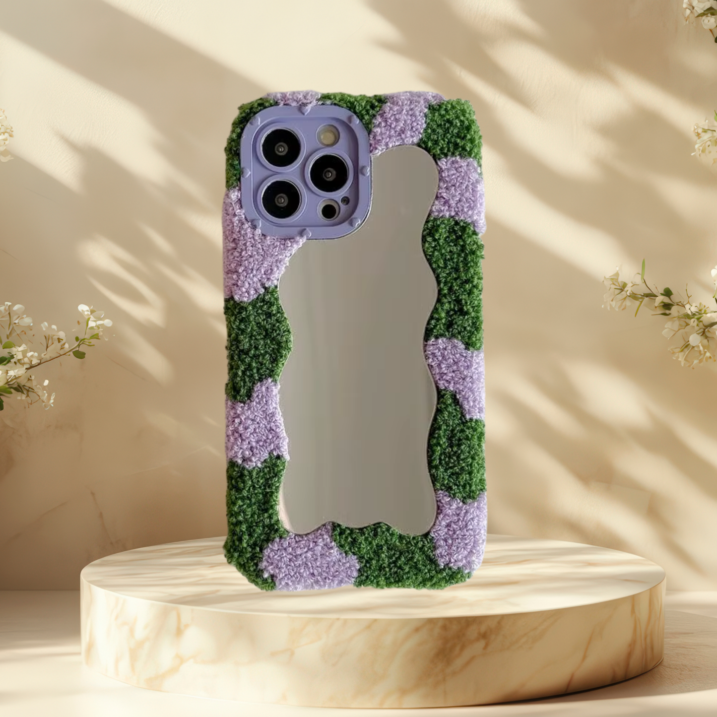 Coque iphone tissu - cloudy