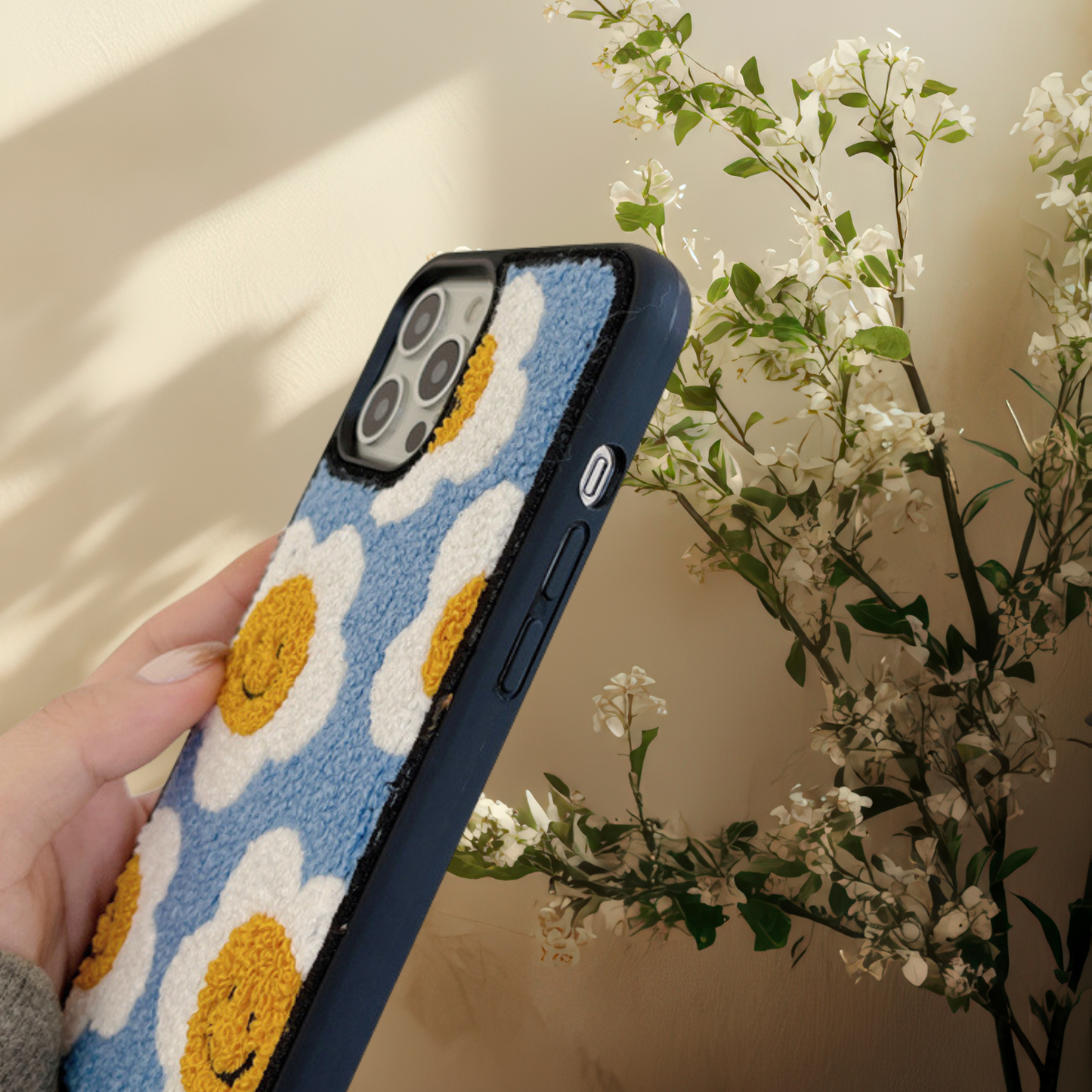 Coque iphone tissu - Florale