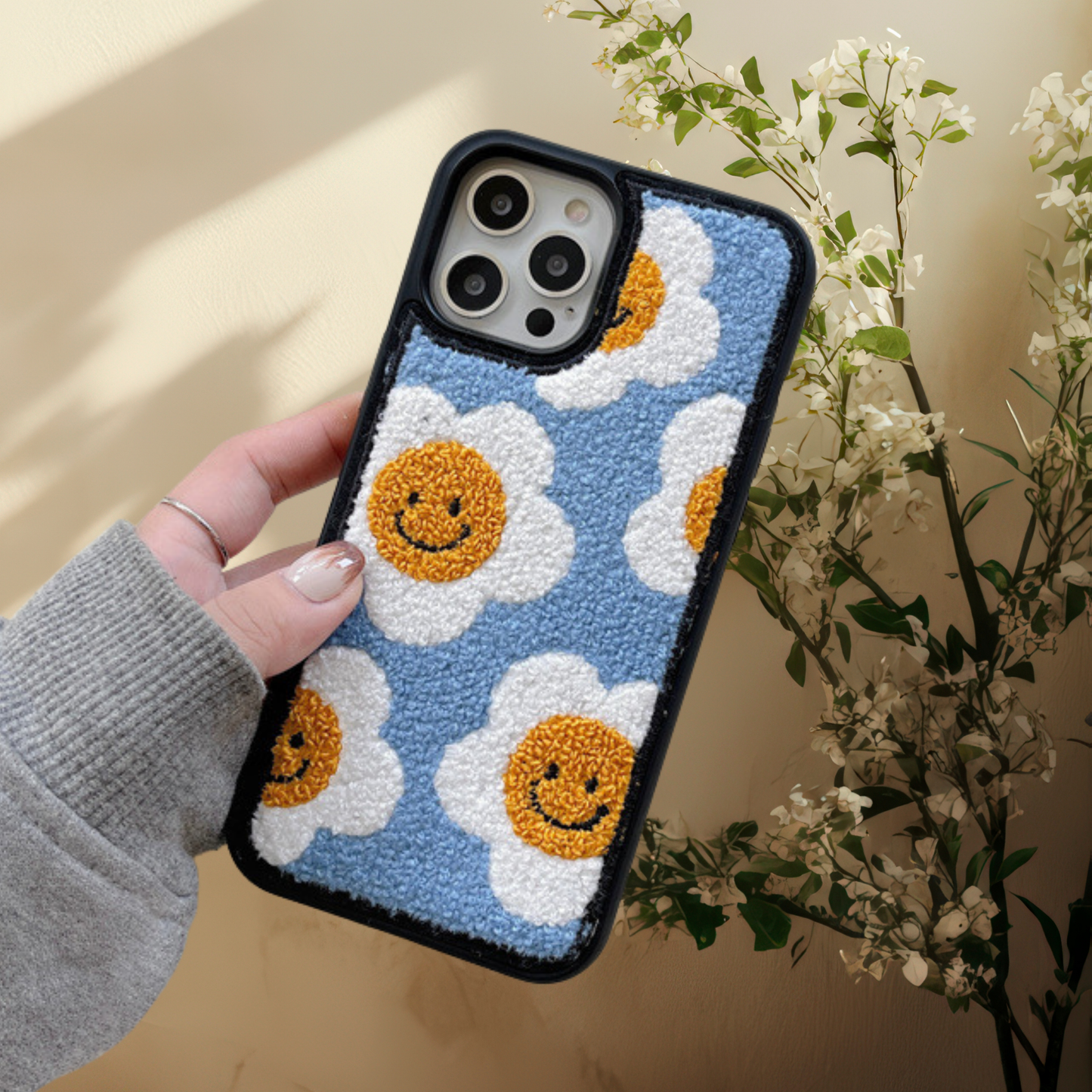 Coque iphone tissu - Florale