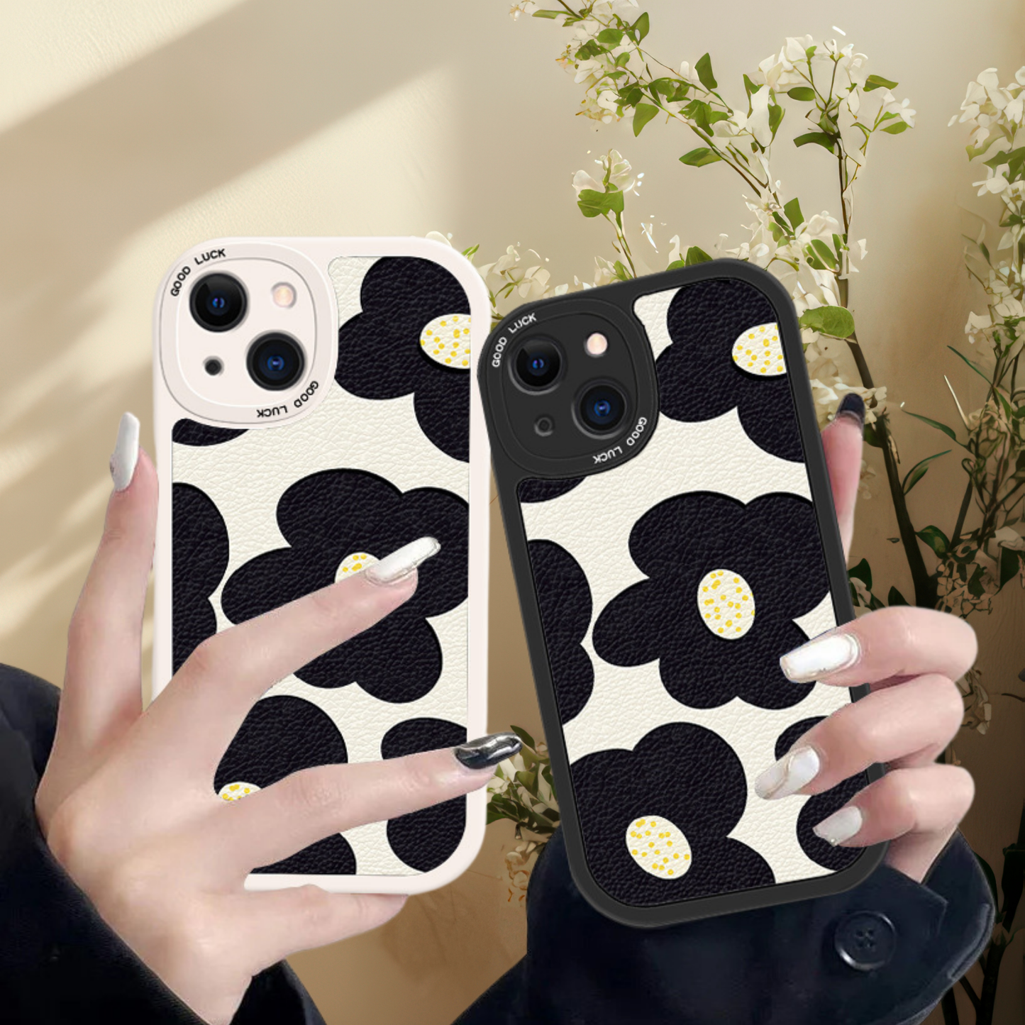 Coque iphone silicone - Florale