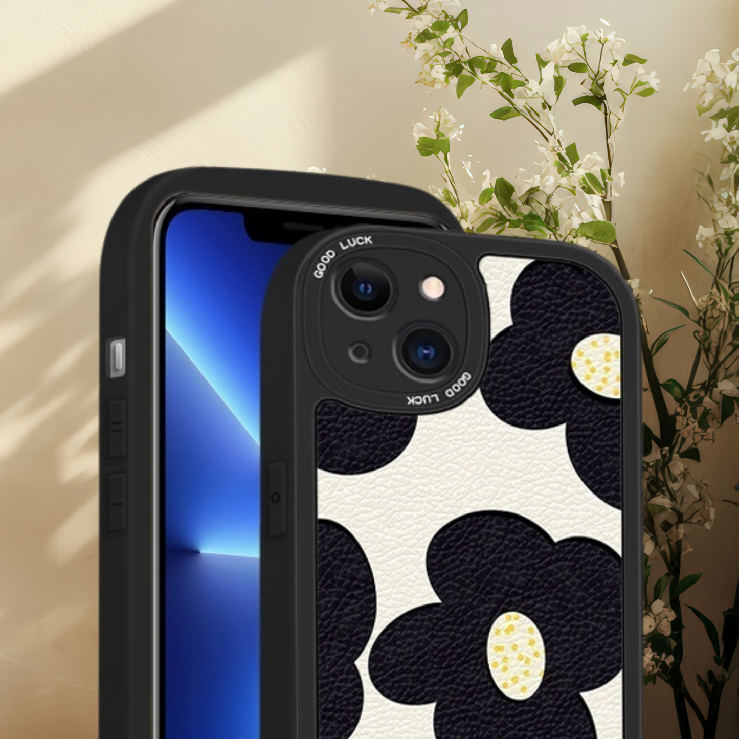 Coque iphone silicone - Florale