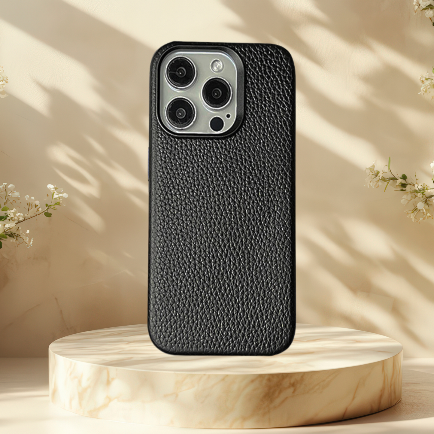 Coque iphone effet cuir - Magnetic