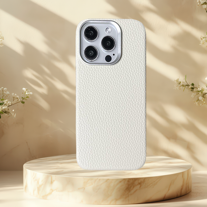 Coque iphone effet cuir - Magnetic