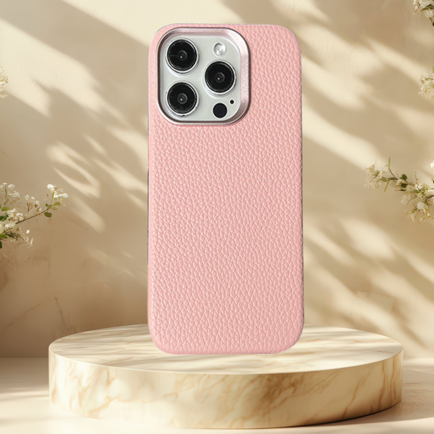 Coque iphone effet cuir - Magnetic