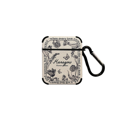 Coque Airpods similicuir - Vintage