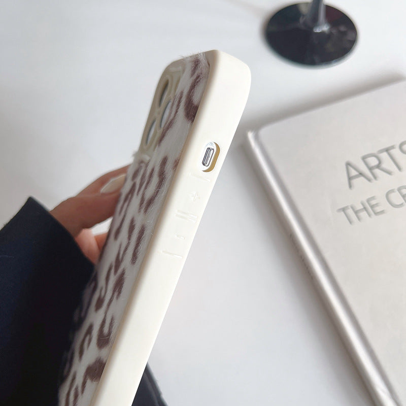 Coque iphone silicone Léopard