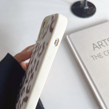 Coque iphone silicone Léopard