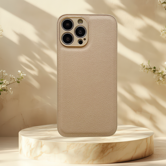 Coque iphone effet cuir - Élégance
