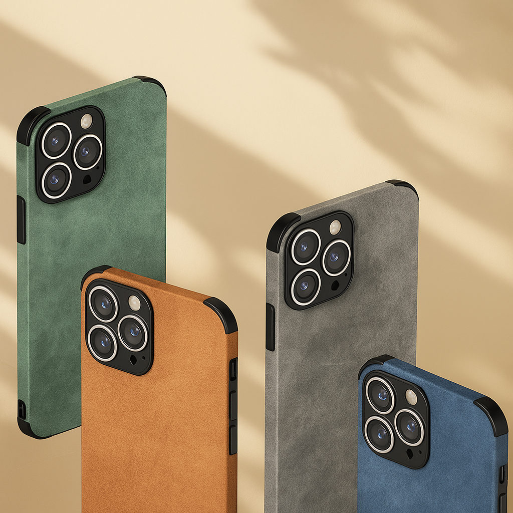 Coque iphone daim - Velvet
